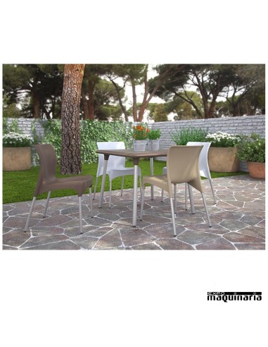 Silla apilable de terraza REMOON foto ambiente