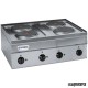 Cocina industrial electrica CLPC70E60 con 4 placas