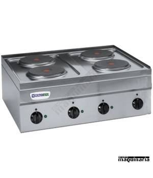 Cocina industrial electrica CLPC70E60 con 4 placas