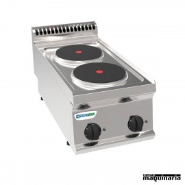 Cocina industrial electrica CLPCR35E7 con 2 quemadores