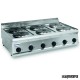 Cocina industrial electrica CLPCR105E7 con 6 quemadores