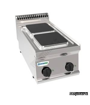 Cocina industrial electrica CLPCS35E7 con 2 placas quemadores