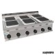 Cocina industrial electrica CLPCS105E7 con 6 placas
