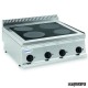 Cocina industrial electrica CLPIN70E7 con 4 placas de inducción