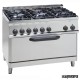 Cocina industrial a gas CLPFX105GG7 con 6 quemadores y horno fullsize