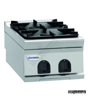 Cocina industrial a gas CLPCG4G9 dos quemadores