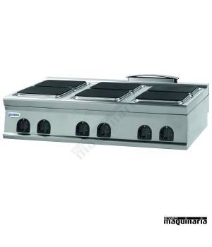Cocina industrial electrica CLPC12E9 con 6 quemadores