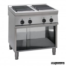 Cocina industrial electrica PRC8FE9 cuatro quemadores