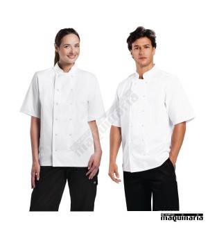 Chaqueta de cocina unisex blanca NIB250
