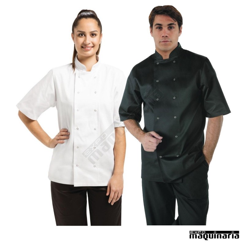 Chaqueta de cocina unisex manga corta NIA211