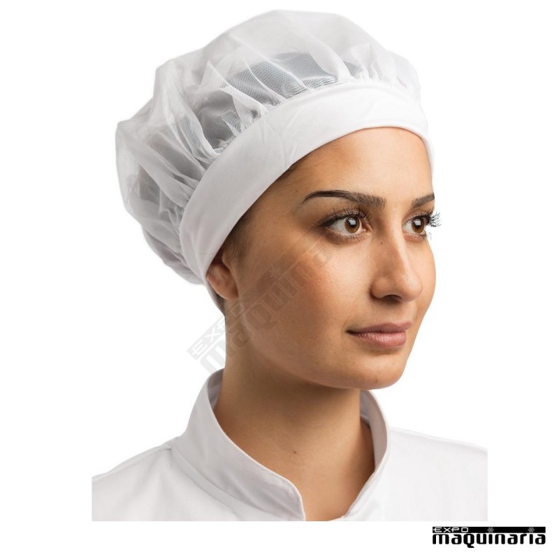 Gorro de cocina con redecilla NIB252