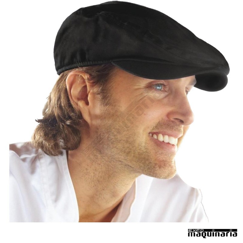 Gorra de jefe de cocina negra NIB169