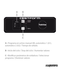 Envasadora al vacío  externo TekVac DITVE010T2 2