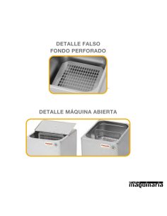 Máquina perritos calientes al vapor doble GN1/2 SVWEV11 2