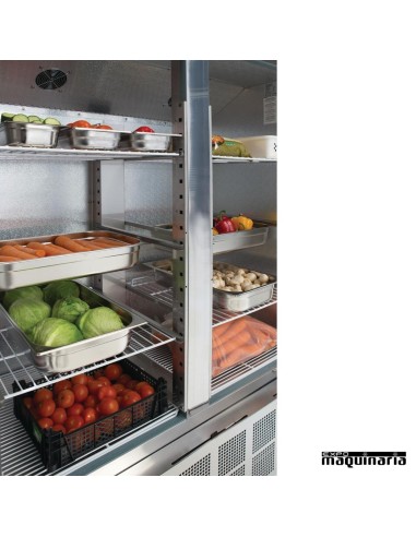 Refrigerador inox detalle de 960 litros NIGD879
