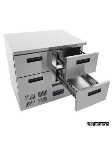 Mostrador frigorífico abierto con 4 puertas NIU638
