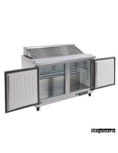 Mostrador preparación ensaladas vacio 405 litros NIGD882