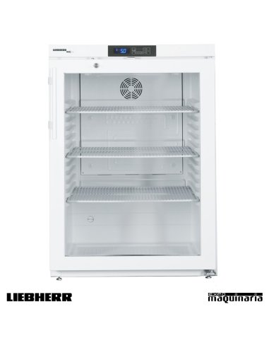 Refrigerador farmacia puerta cristal FGMKUV1613 puerta cerrada