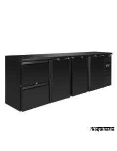 Botelleros frigorificos NIGL188, 3 Puertas macizas y 2 cajones, 698 litros 2
