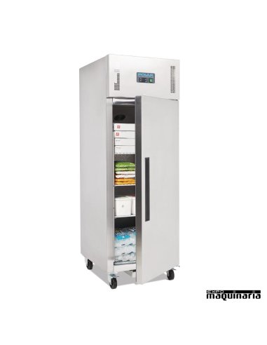 Armario congelador NIG593 lleno de acero inoxidable 600 litros