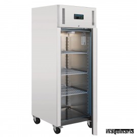 Congelador vertical industrial NIU633 una puerta Inox 650 litros