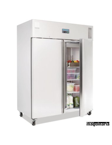 Frigorificos industriales NIU634 INOX lleno con ruedas, 1300 litros