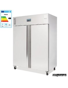 Frigorificos industriales NIU634 INOX con ruedas, 1300 litros