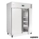 Congelador vertical industrial NIU635 abierto Inox dos puertas 1300 litros