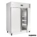 Congelador vertical industrial NIU635 abierto Inox dos puertas 1300 litros