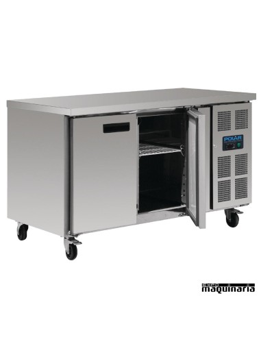 Mostrador refrigerado NIG596 abierto con 2 puertas