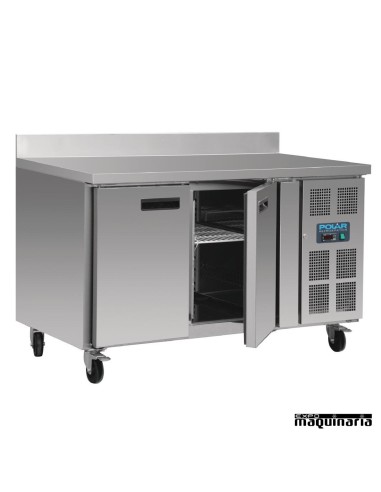 Mostrador refrigerado NIDL914 abierto con peto y 2 puertas