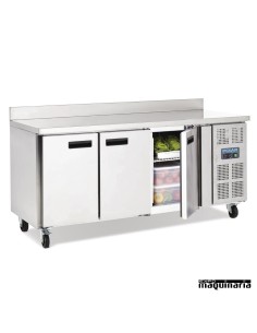 Mostrador refrigerado NIDL915 con peto de 3 puertas y 417 litros 2