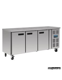 Mesa bajo mostrador congelador NIG600 con peto 3 puertas