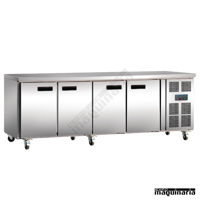 Mostrador refrigerado NIG379 4 puertas de 2,23 m