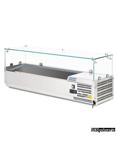 Vitrina para tapas refrigerada NIG608 5 cubetas GN 1/4