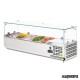 Vitrina para tapas refrigerada NIG608 llena 5 cubetas GN 1/4