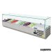 Vitrina para tapas refrigerada NIG609 7 cubetas GN 1/4