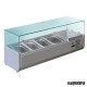 Vitrina para tapas refrigerada NIGD875 para GN 1/3 y 1/2