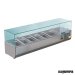Vitrina para tapas refrigerada NIGD876 5 cubetas GN 1/3 y 1 GN1/2