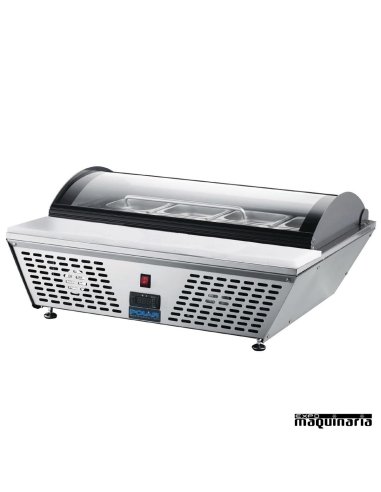 Mostrador refrigerado de preparación cerrado NIGL178