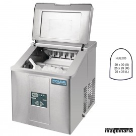 Maquina de hielo NIG620 sobremesa 15 Kg/dia