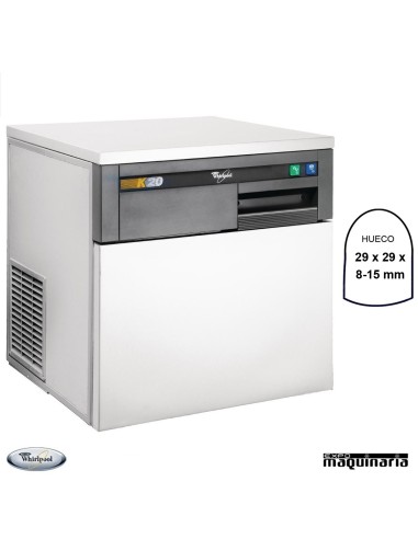 Maquina de hielo NICC612 compacta 24 Kg/dia