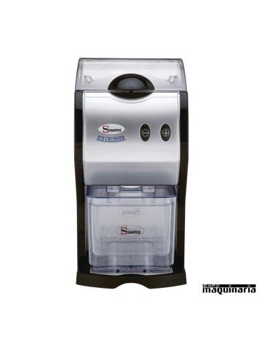 Picadora de hielo electrica NICF604 frontal con produccion de 180kg/h
