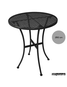 Mesa de terraza en acero NIGG703 de 60 cm 2