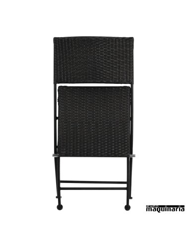 Sillas de terraza plegable NIGL303 plegada de polietileno