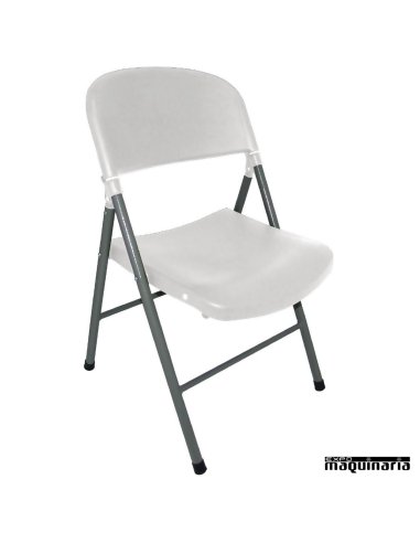 Silla plegable apta para exterior negro NICE693