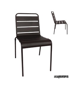 Silla de terraza en Acero lacado NICS727 2
