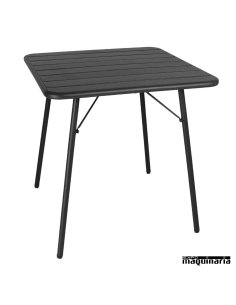 Mesa plegable terraza laminas de acero NICS732 2