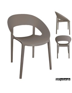 Silla apilable diseño moderno NIGR339 2