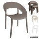 Silla apilable diseño moderno NIGR339